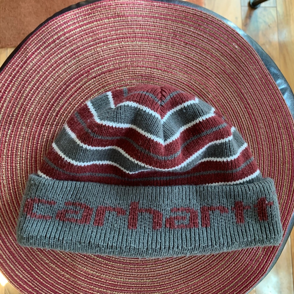 carhartt striped beanie OSFA